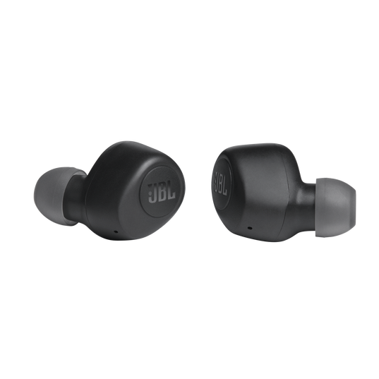 JBL Vibe 100TWS - Black - True Wireless Earbuds - Detailshot 1